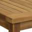 Table basse d'extérieur en teck Hellwig