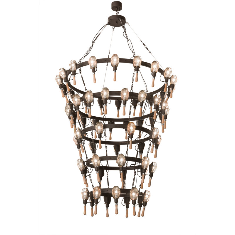 Rustic Lodge 63 - Light Chandelier
