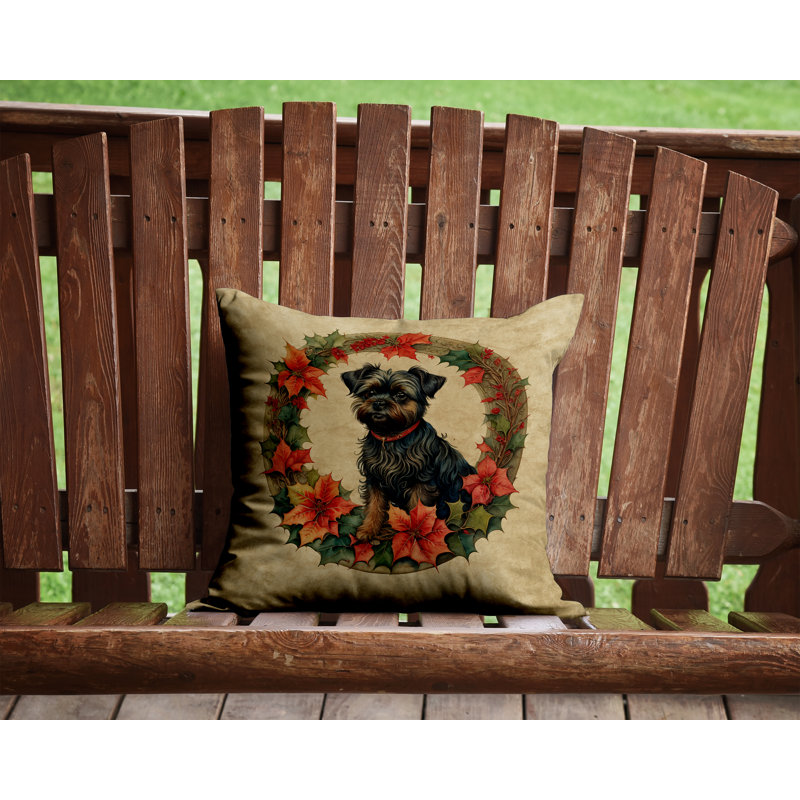 Coussin Christmas, 14 po x 14 po, Carré
