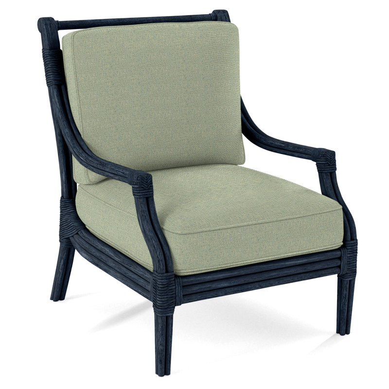 Fauteuil l 32 po Inveron, Marine, Tissu vert performance 0851-54