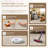 Amber Vintage Full Pattern Washable Area Rug With Non Slip Backing-1081387756