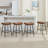 Upholstered 26" Backless Saddle Barstools-777344754-777344758