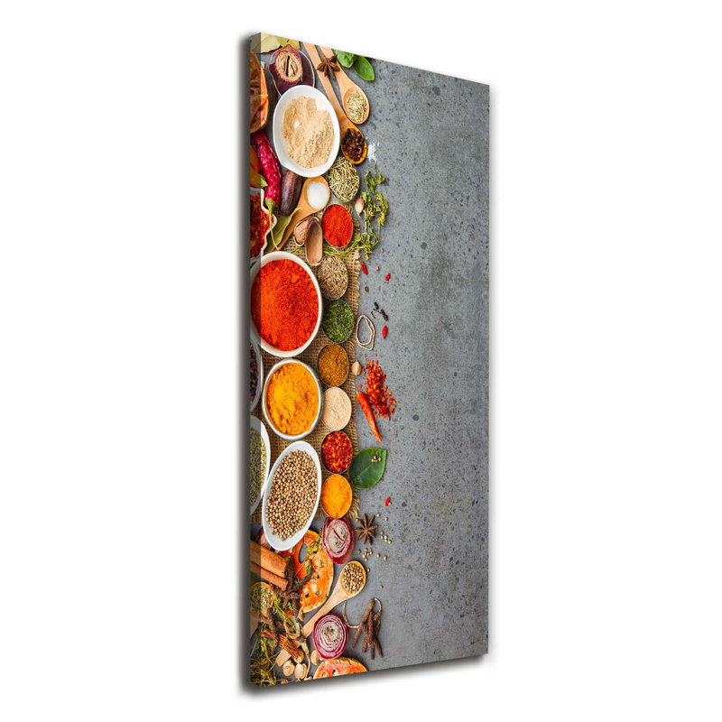 Colorful Spices - Wrapped Canvas Print