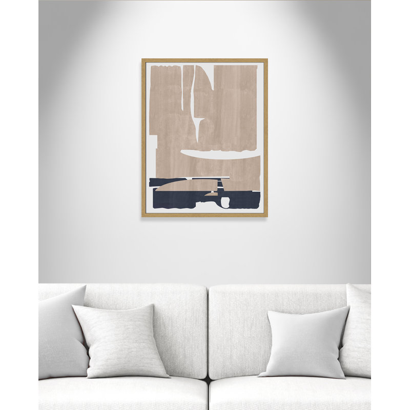Impression «Deep Golden Brown I» par Cartissi, 23.5'' W x 29.5'' H, Framed Print, Natural Woodgrain