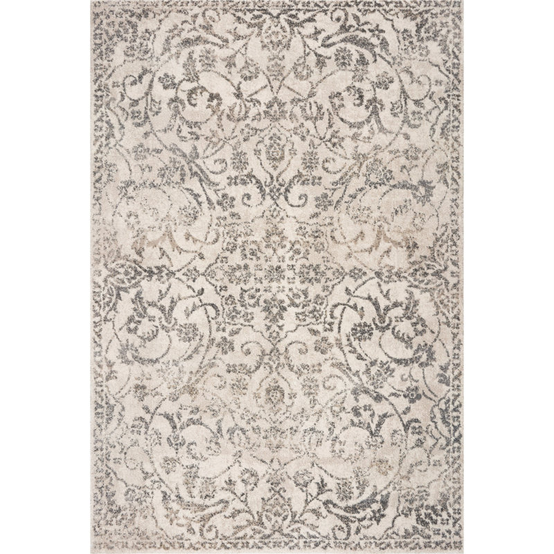 Burcham Geometric Indoor Rug, Rectangle 3'3" x 4'11"