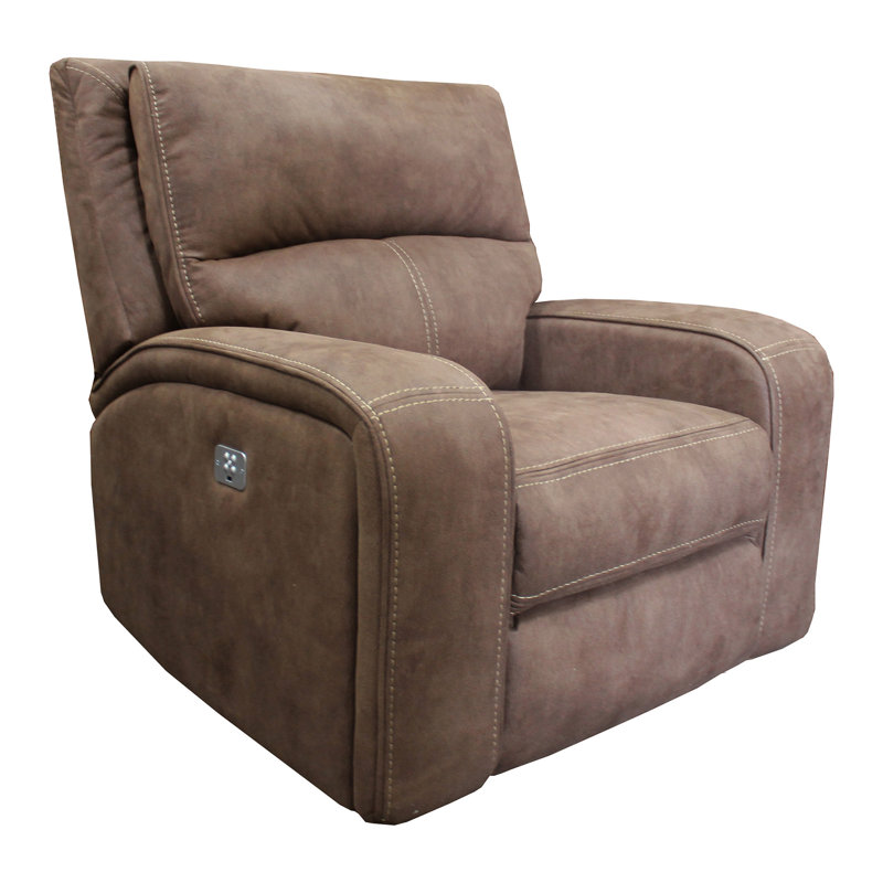 Fauteuil inclinable électrique 39 "avec port USB Ethan, Brun Kahlua