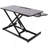 Adjustable Height Standing Laptop Desk,Adjustable Sit To Stand Up Workstation  With Keyboard Tray,Black-2096032767