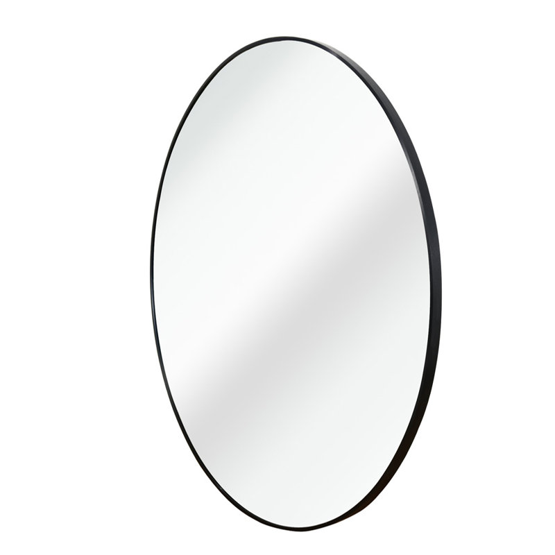 Round Mirror (Black), Black