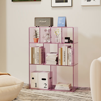 Modern minimalist open bookcase