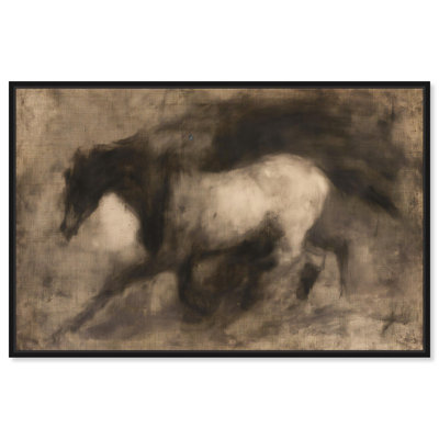 Dark Horse Canvas Farm Animals Art by Art Remedy