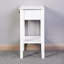Table de rangement de salle de bain sur pied avec tiroir