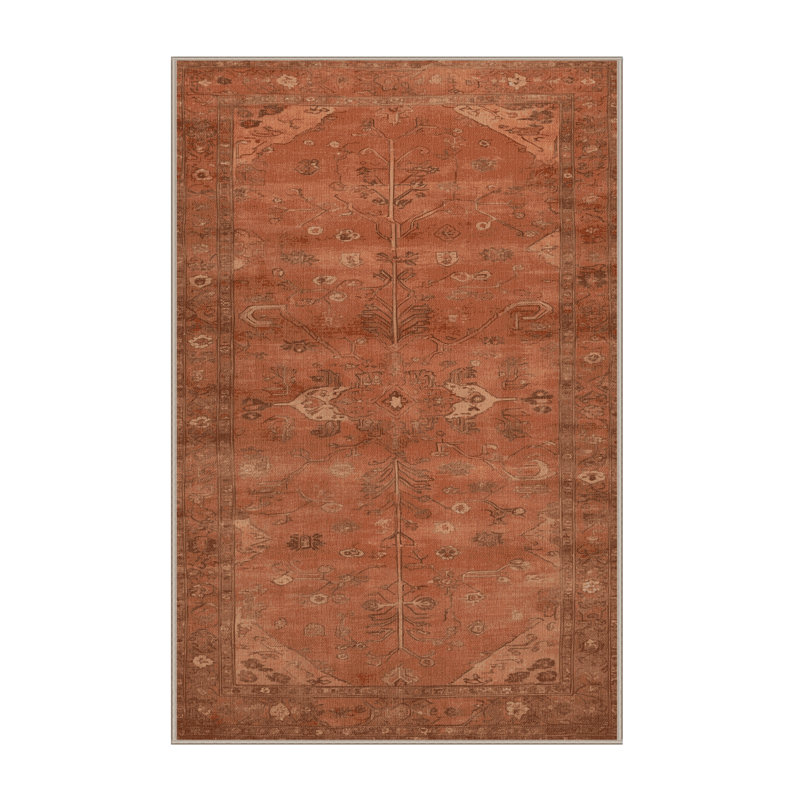 Tapis brun lavable à la machine