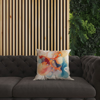 Oreiller réversible Whimsical Waves