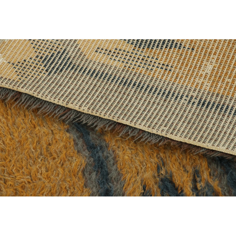 Scandinavian One-of-a-Kind 2'10x4'8 Hand Knotted Area Rug