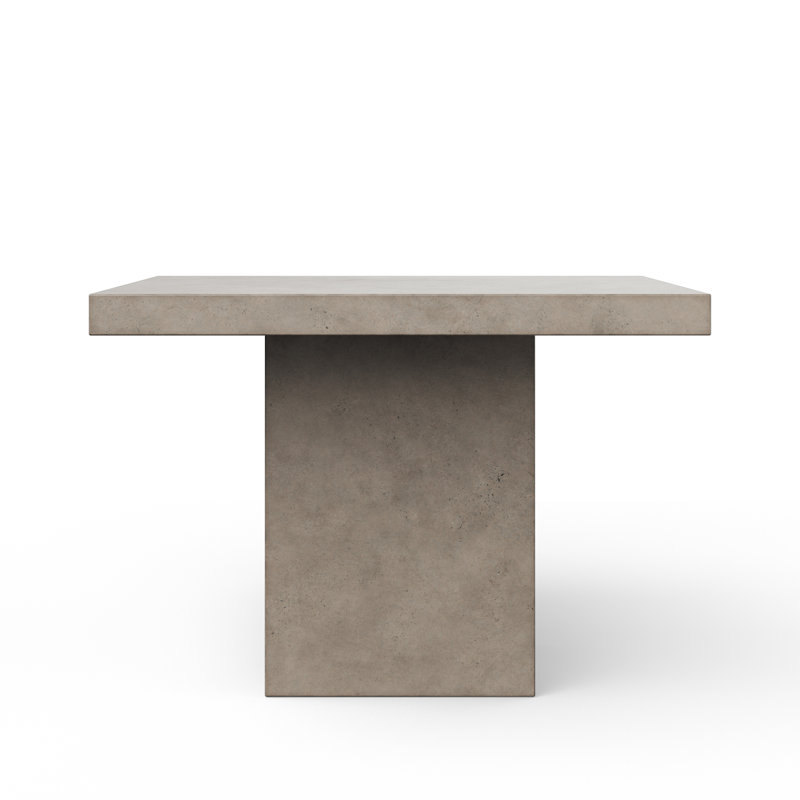 Kareen Bar & Counter Height Pedestal Dining Table, Counter Table (36.25" Height), Dark Gray