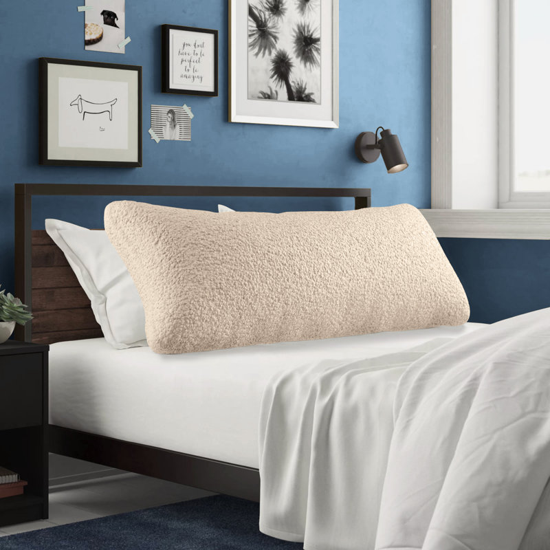  Body Pillow Sherpa Cover- Soft Sherpa Pillowcase with Zipper, Ivory