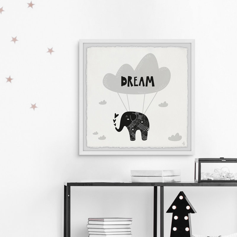 «Elephants Dream», reproduction encadrée de Vincente, H 12 po x l 12 po x P 1,5 po