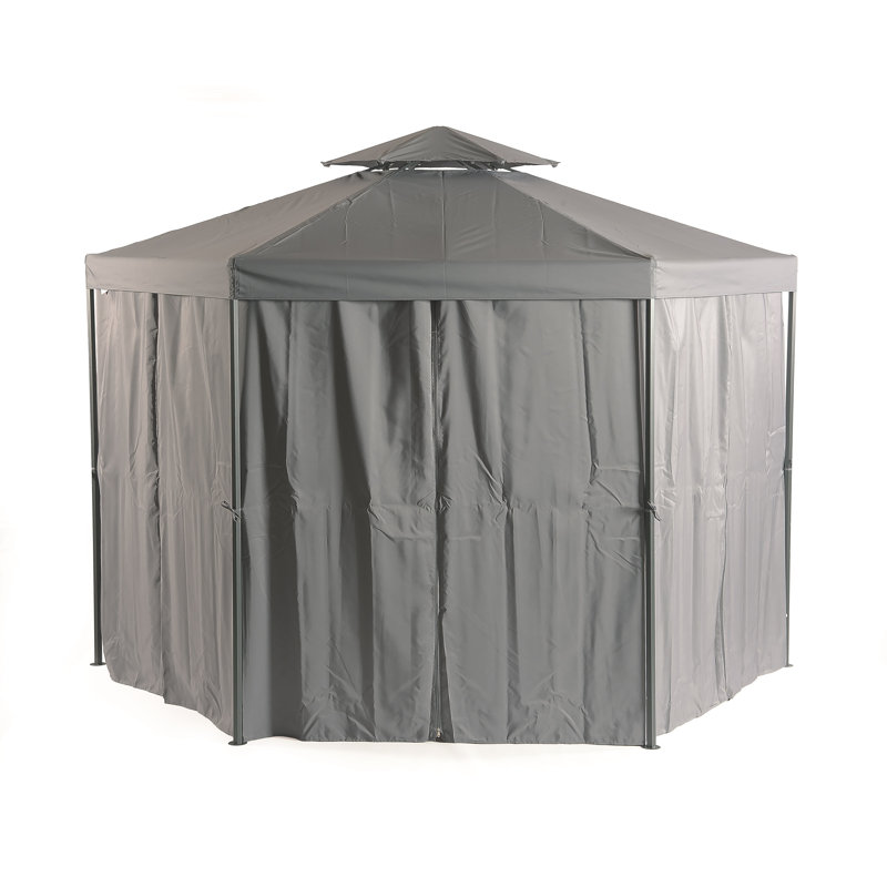 Brunnet 3.4m x 3.4m Steel Gazebo