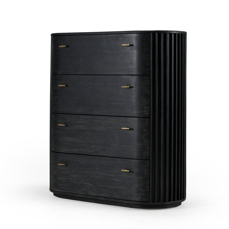Haring - Commode moderne en acacia noir
