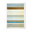 «Teal Meets Beige Abstract Art II», art mural moderne et contemporain sur toile-651600682-651600687