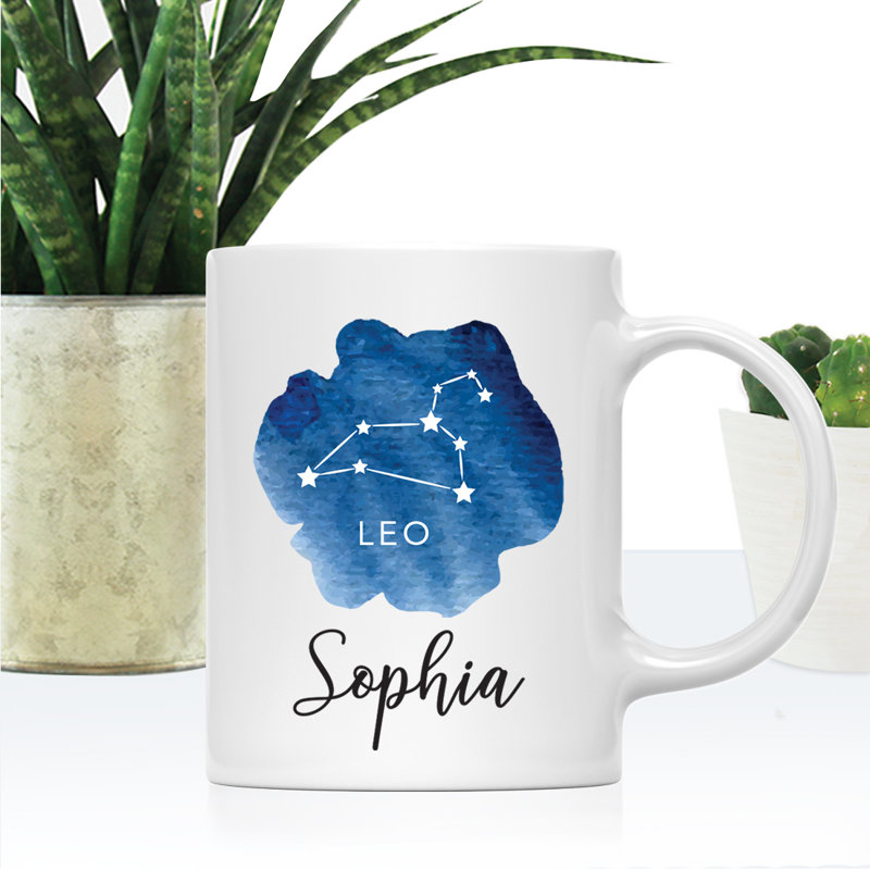 Ceramic Coffee Mug, Leo