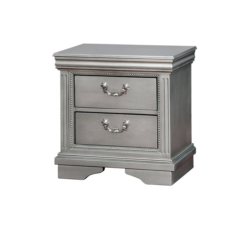 Table de chevet 2 tiroirs Manius