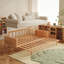 Canapé-lit en lin et coton rembourré avec pieds en bois massif de 82,7 po Grimpante-324826928-306204245