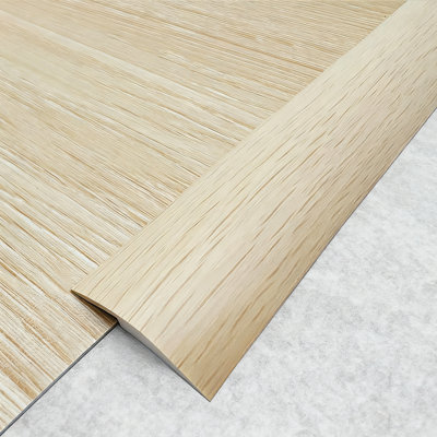 Bande de plancher réglable en hauteur et à pression de grain de bois d'érable 0,19 po * 1,4 po