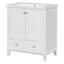 Meuble-lavabo simple 30 po avec comptoir en céramique-94573944