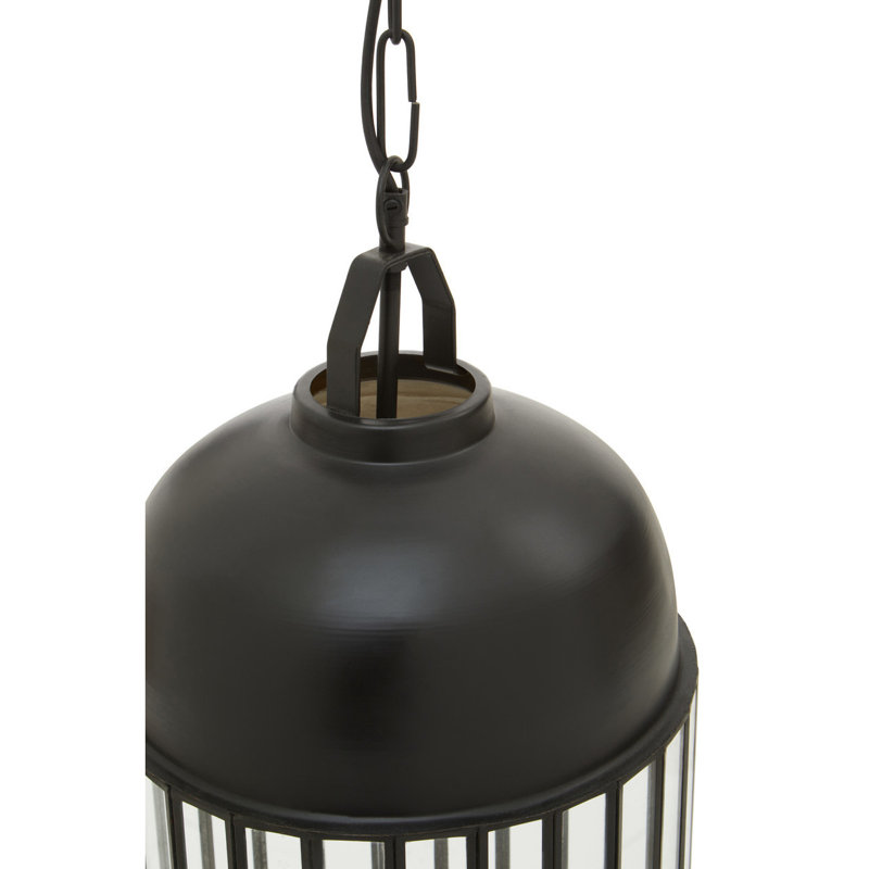 Mcclain 1 - Light Black Lantern Pendant