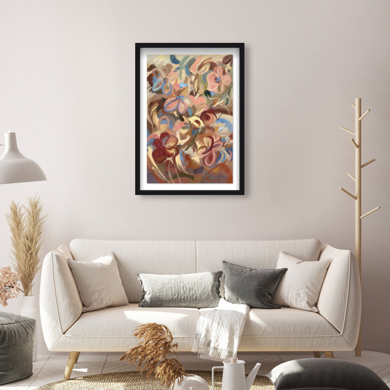 Moving Eden Print by Oliver Gal, 37.5"H x 25.5"W, Black Shadowbox