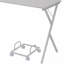 Bureau d'ordinateur à finition blanche-1725706108