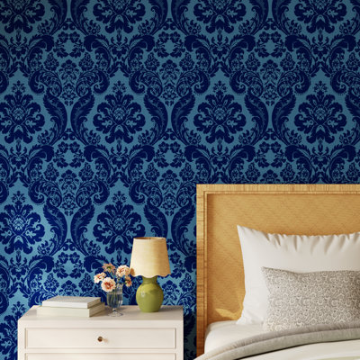 Melvin Damask Wallpaper