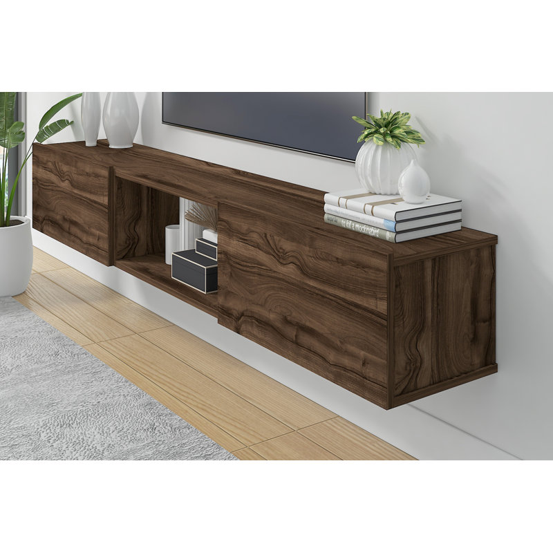 Sculley 71'' Floating TV Stand Up to 80" TV's Wall Mounted Media Console, Topkapi