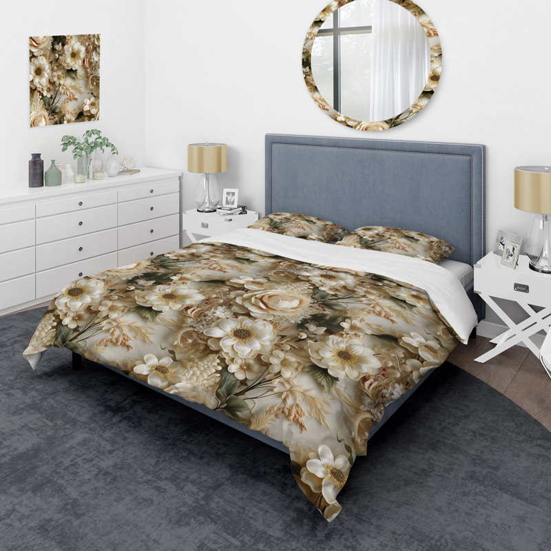 Ensemble de housse de couette Timeless, Housse de couette simple + 1 taie décorative stan