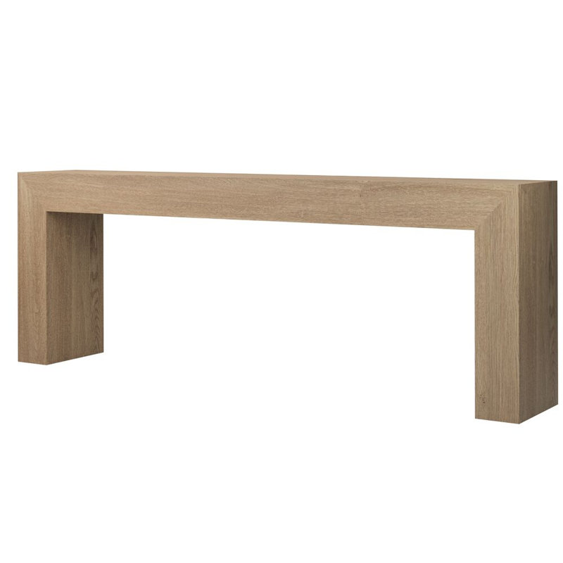 Bridgeway Console Table, 84", American White Oak