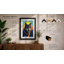 Wolf's Direct Gaze Geometric - Print-2013584202-2013584053