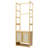 Loxi 24.4'' Solid Wood Clothing Rack