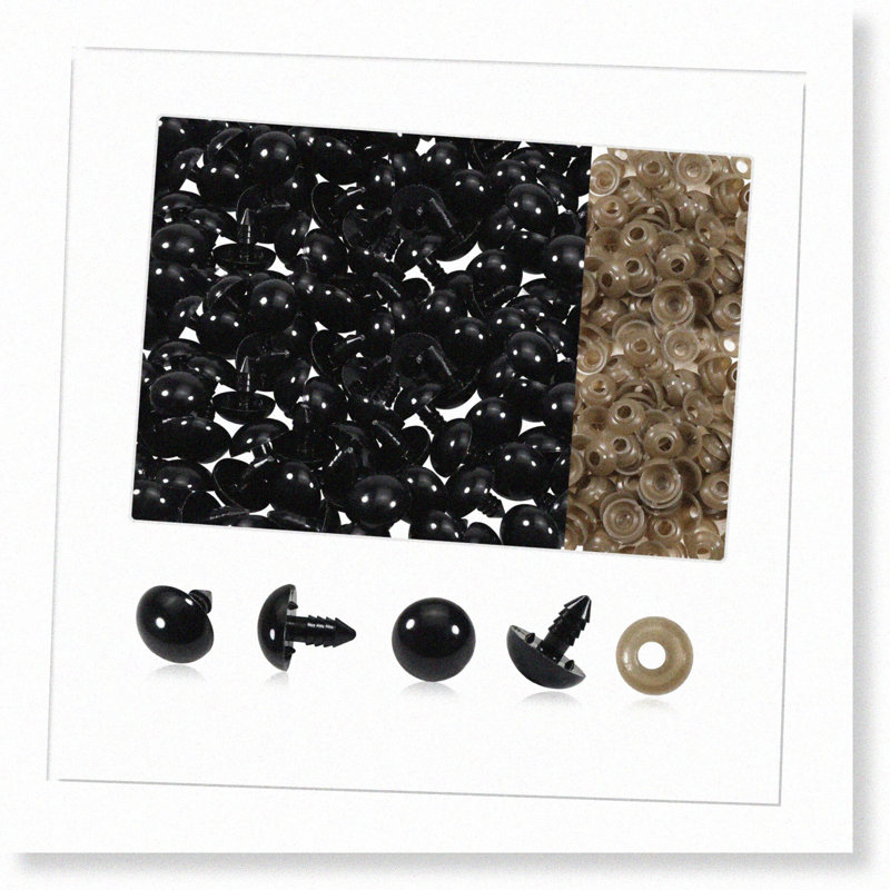 150pcs 18mm Plastic Safety Eyes with Washers