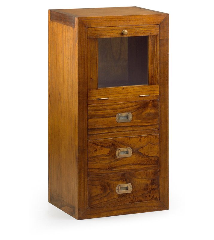 Guildhall Solid Wood 114.3cm W 3 - Drawer Chest of Drawers