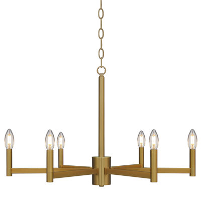 Lustre chrome 6 lumières Mercer41