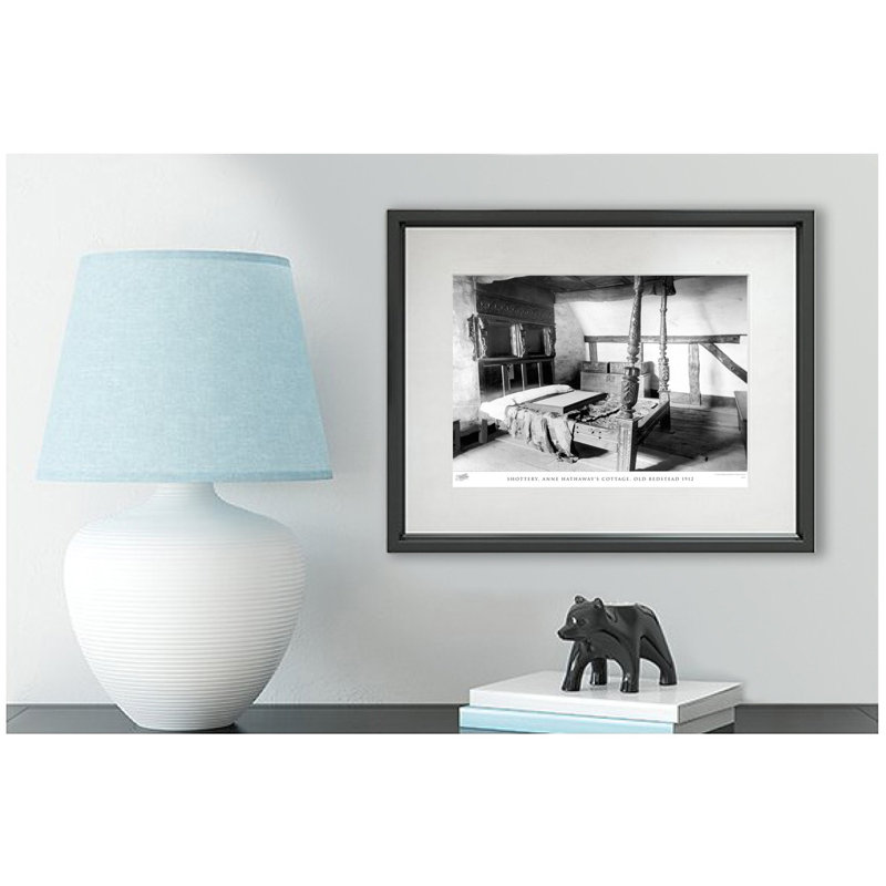 Shottery, Anne Hathaway's Cottage, Old Bedstead 1912 by Francis Frith - Single Picture Frame Print, 45cm H x 60cm W x 2.3cm D