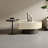 Light luxury simple rock panel coffee table