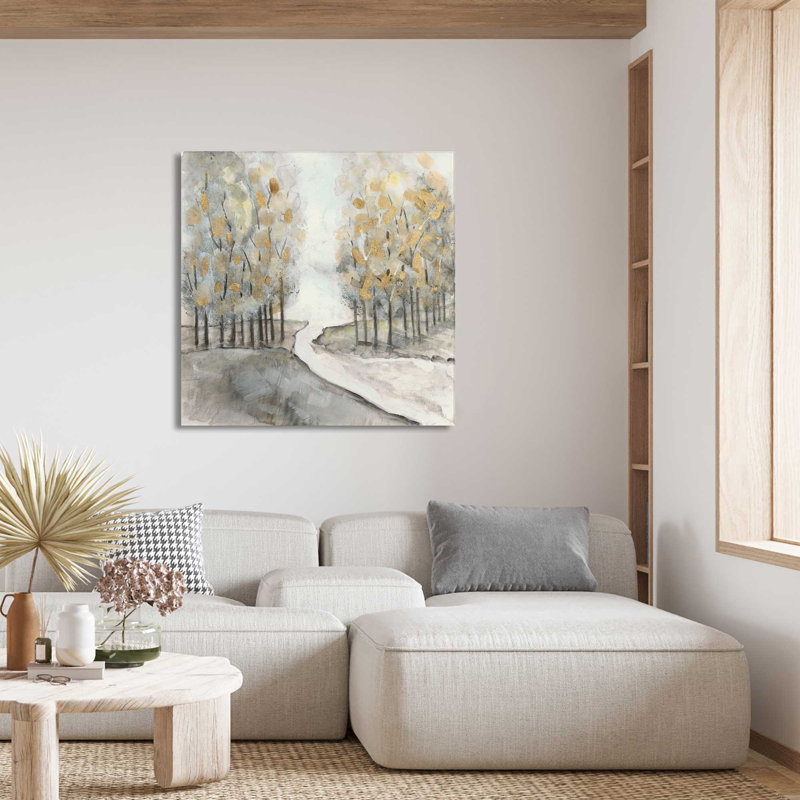 «Grove» par Susan Jill - peinture sur toile tendue, L 18 po x H 18 po, Toile tendue