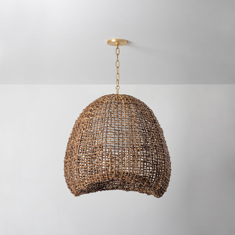 Maester 1 Light Pendant, 25" H x 24" W x 24" D