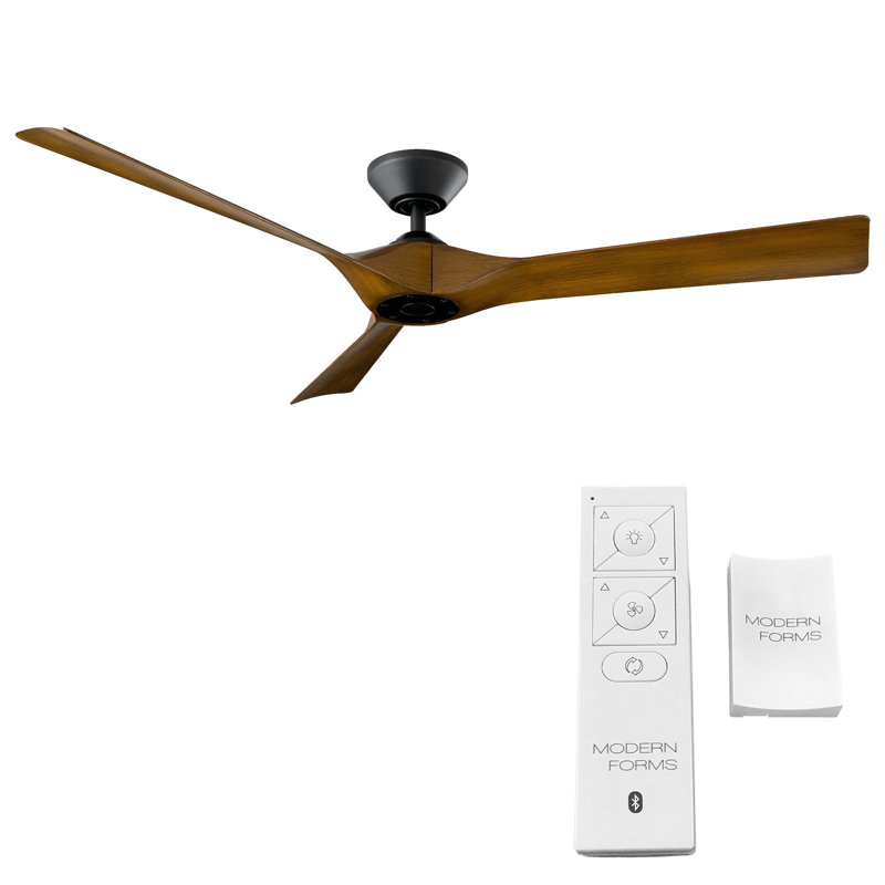 58" Torque 3 - Blade Outdoor/Indoor Smart Ceiling Fan with Remote Control Included, Works With Alexa and iOS or Android App