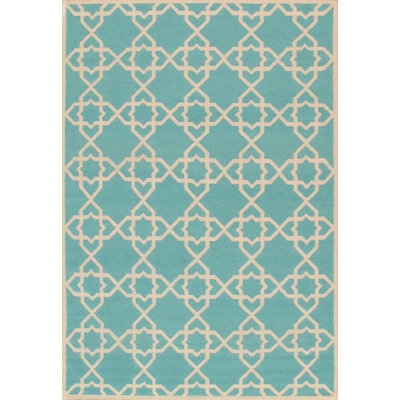 Flatweave Wool Geometric Indoor Rug