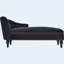 Fauteuil de 58 po en velours 58 po