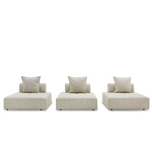 Tanieka 127.5'' Armless Modular Sofa