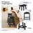 Backless Kitchen Counter Stool Backless Counter Height Patio Bar Stools-647152313-652948973